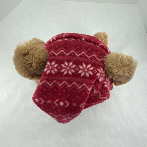 Russ Berrie Winter Christmas Sitting Brown Bear Plush Aspin 15 Inch - Picture 5 of 10